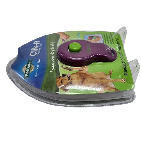 PetSafe Clik-R Click Training Tool For Dogs & Cats Purple Green - Picture 10 of 10